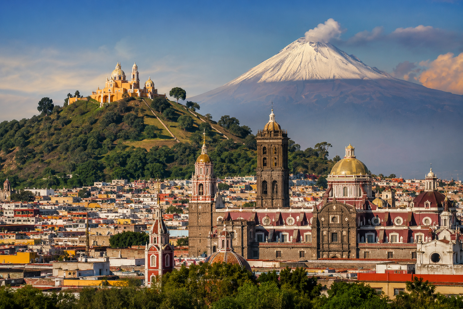 Puebla y Cholula